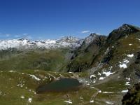 See unter der Hagener Hütte gegen Ebeneck, Romate Spitze und Woisgenköpfe